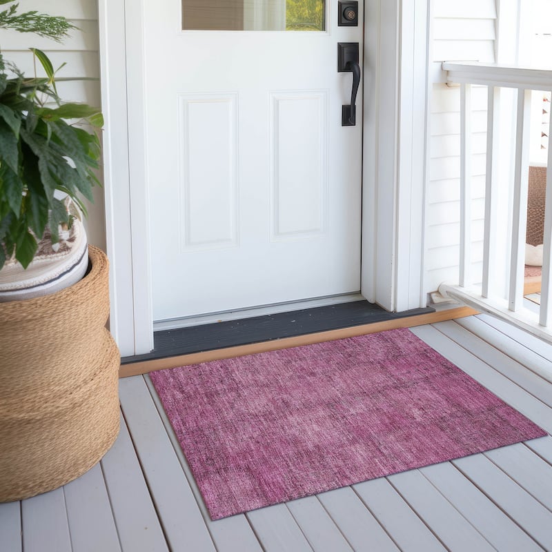 Machine Washable Indoor/ Outdoor Chantille Boho Traditional Rug