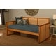 preview thumbnail 16 of 24, Somette Abaco Daybed with Pop-Up in Honey Includes Mattresses