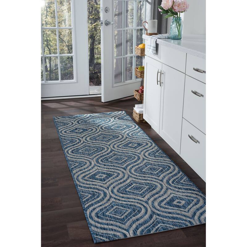 Colonnade Modern & Contemporary Abstract Indoor/Outdoor Area Rug