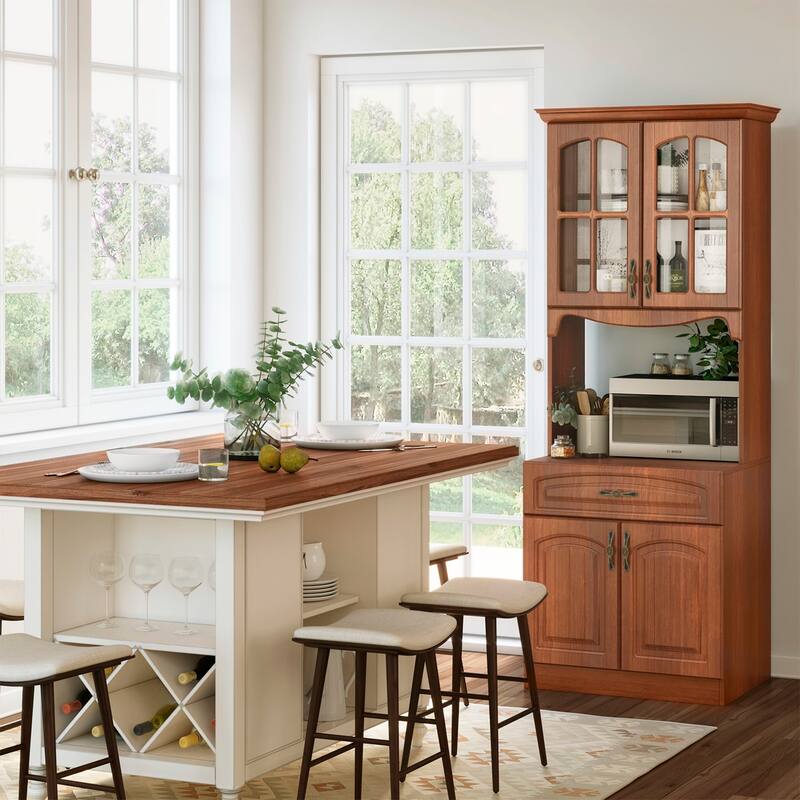 Living Skog Galiano 73'' Pantry Kitchen Storage On Sale Bed