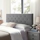 preview thumbnail 12 of 15, Atterbury Upholstered Queen/Full Headboard by Christopher Knight Home