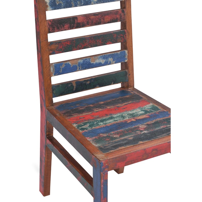 Chic Teak Marina Del Rey Dining Chair made from Recycled Teak Wood Boats