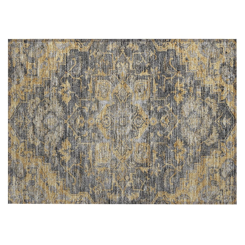 Machine Washable Indoor/ Outdoor Chantille Traditional Boho Rug