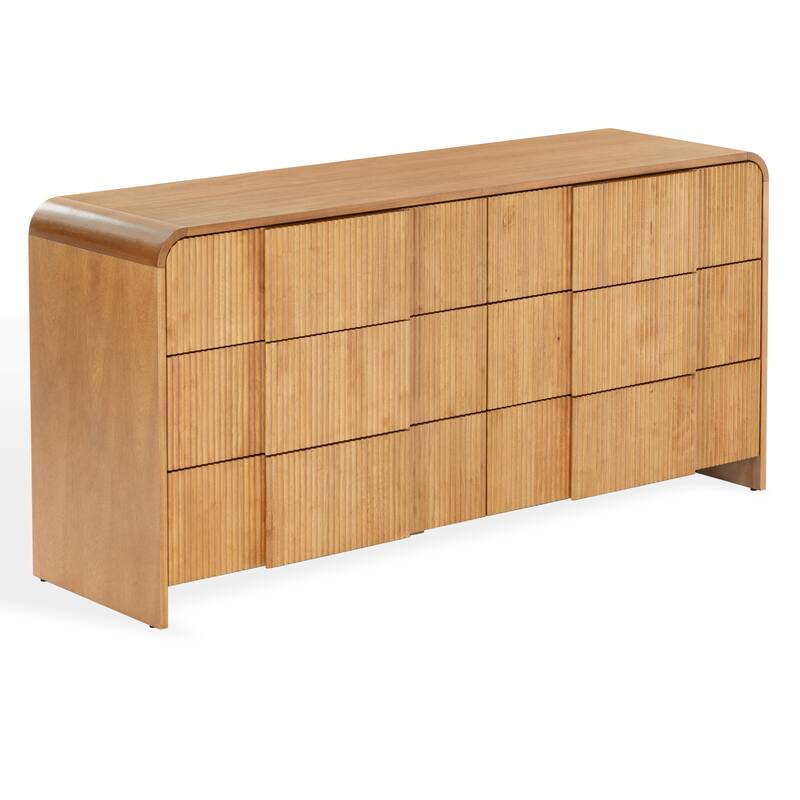 SAFAVIEH Couture Vitale Reeded Wood Dresser