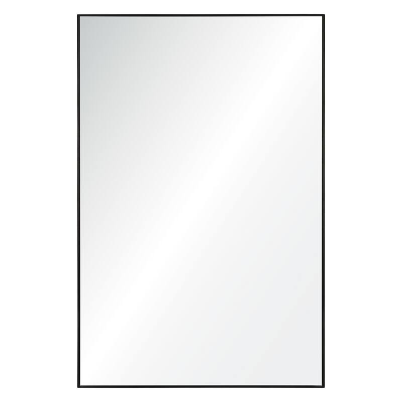 Renwil Vale 32" Tall Rectangle Wall Mirror, Grey