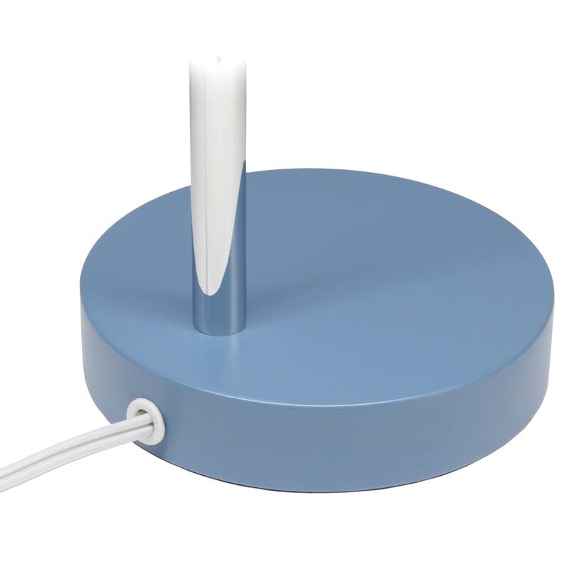 Gooseneck Desk Lamp with Adjustment Shade - 15.25" - Blue