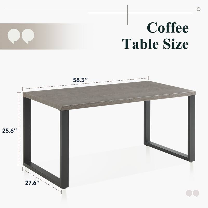 Gymojoy Modern Metal Outdoor Coffee Table/ Side Table