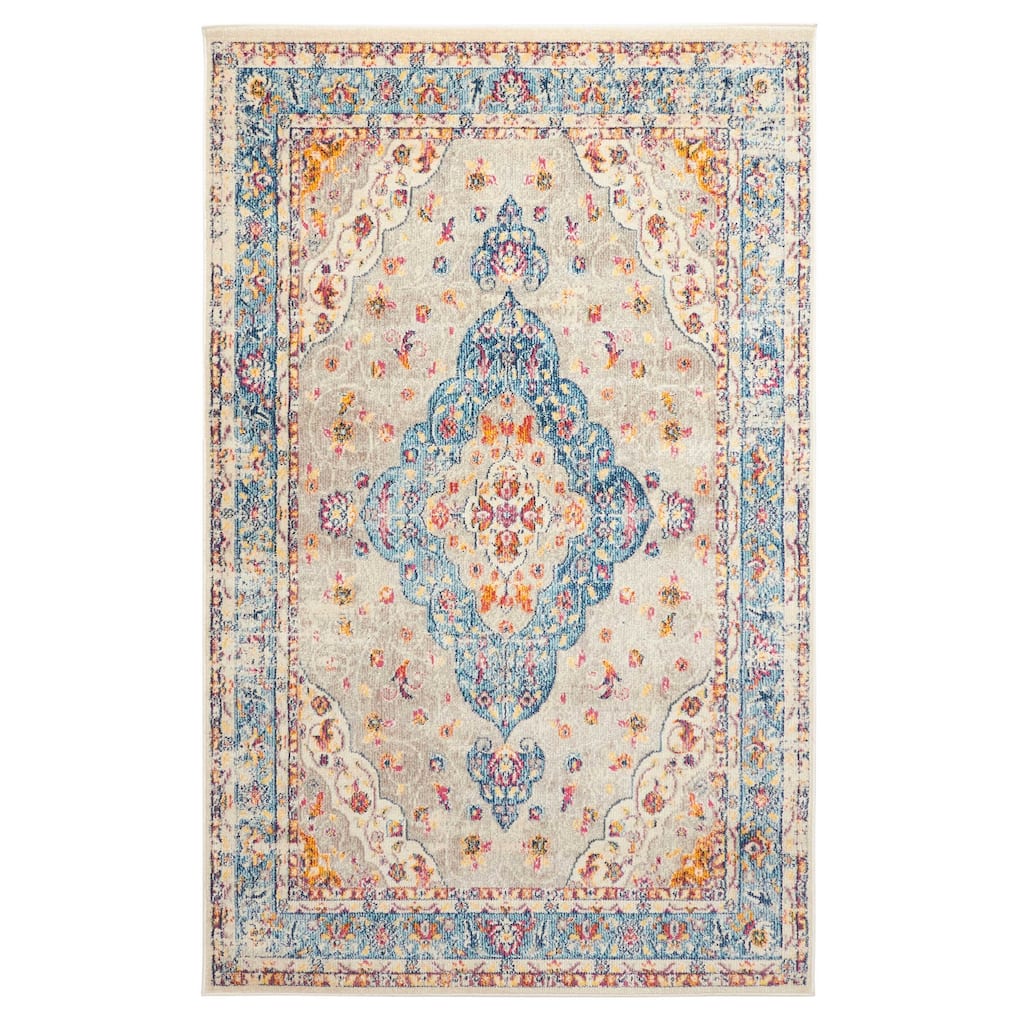 ECARPETGALLERY Machine Made Daria Grey Area Rug