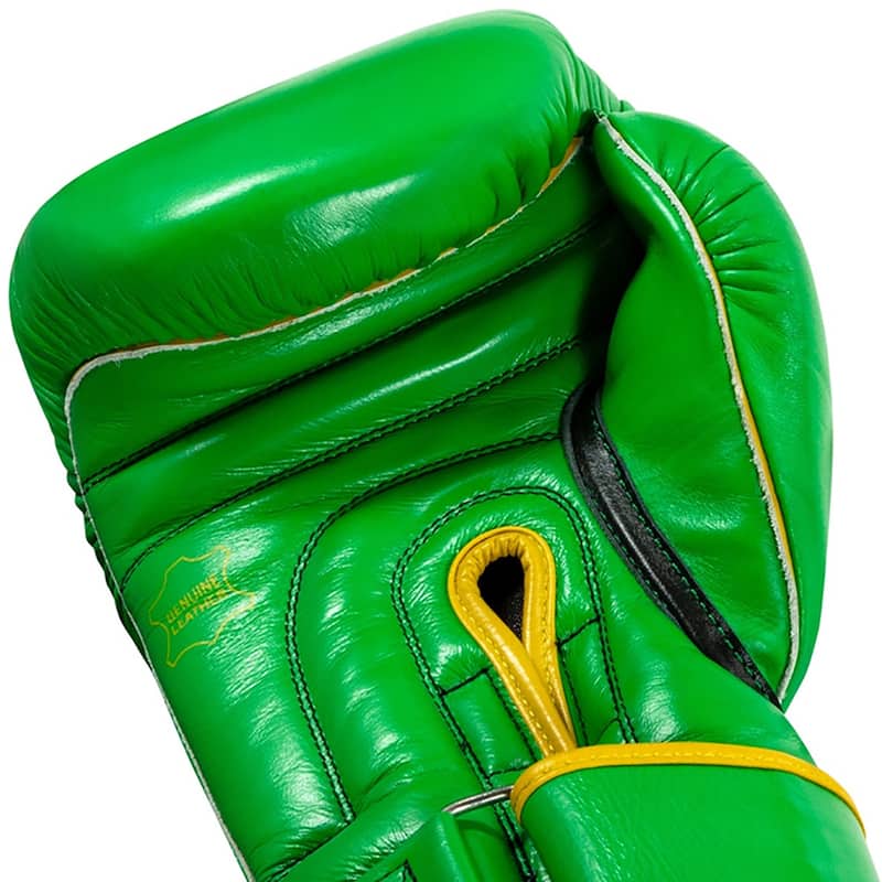 Title Boxing WBC Hook and Loop Bag Gloves - Green/Black