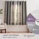 preview thumbnail 14 of 55, EXCLUSIVE HOME Loha Linen Grommet Top Curtain Panel Pair