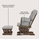 preview thumbnail 40 of 97, Child Craft Tranquil Glider Rocker and Ottoman Set