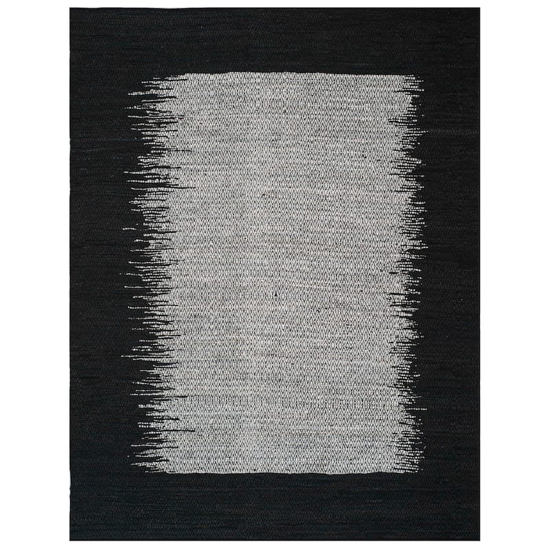 SAFAVIEH Handmade Vintage Boho Leather Mellissa Modern Stripe Leather