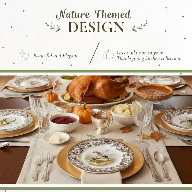 Spode Woodland Salad Plate - Assorted Animals