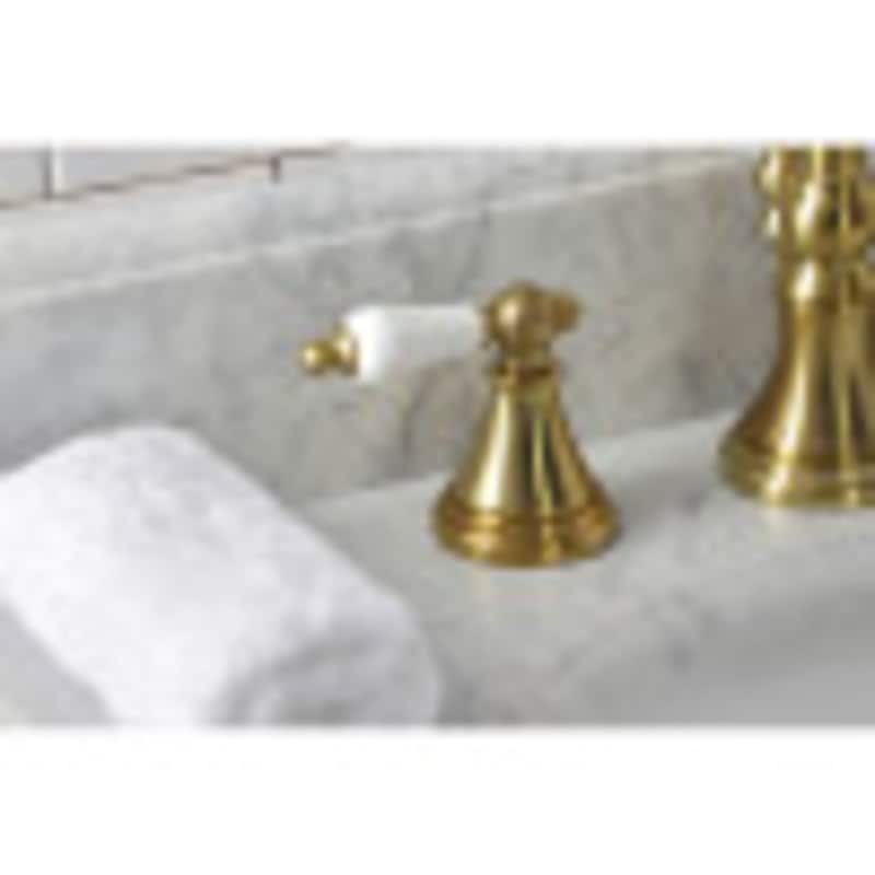 Kingston Brass Governor 1.2 GPM Deck Mounted Bathroom Faucet with