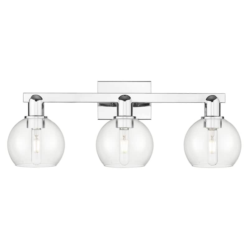 Innovations Lighting 716-3W-10-25 Athens Vanity Athens 3 Light 25" - Polished Chrome / Clear
