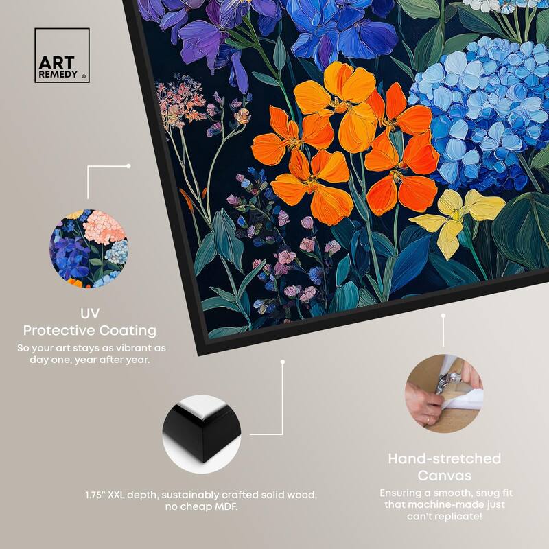 Twilight Blossoms I Canvas by Art Remedy