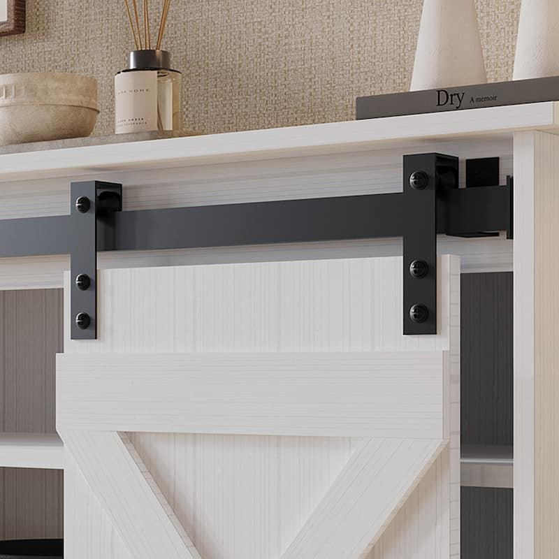 CraftPorch Vintage Style X-shaped TV Stand Console