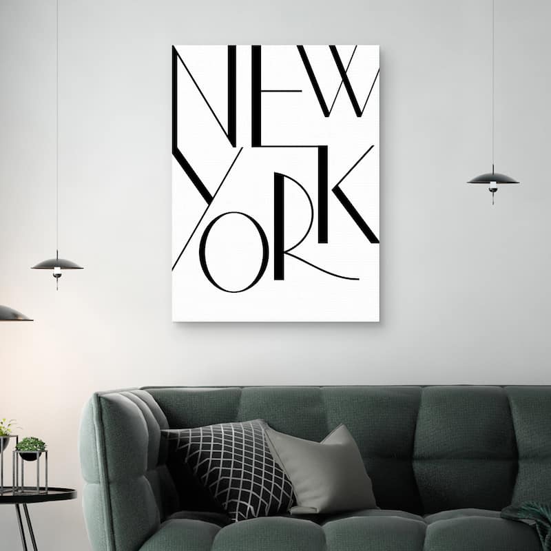 New York by Joni Whyte Canvas Art Print