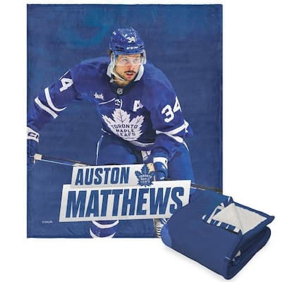 NHL Player Silk Touch Sherpa Throw Blanket