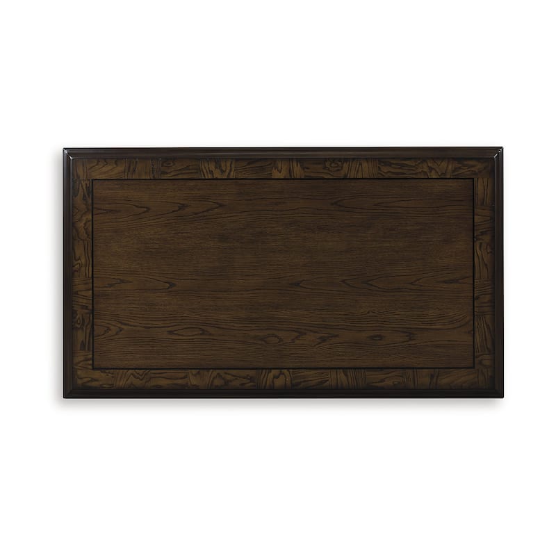 Signature Design by Ashley Maylee Dark Brown Coffee Table - 56.13" W x 32.13" D x 19.38" H