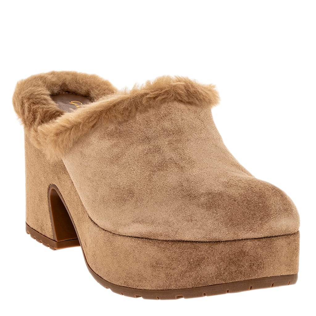 Gianvito Rossi Lyss Shearling-Trimmed Mules