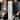 2-Tier Storage Shelf Barber Stations with Door and 3 Hot Tool Holders