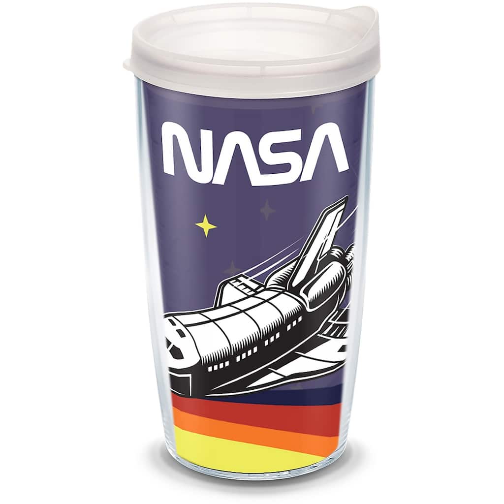 Tervis NASA Retro Flight Made in USA Double Walled Insulated Travel Tumbler, Classic