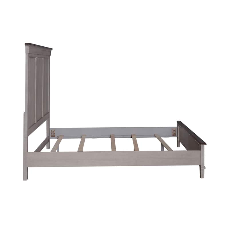 Liberty Furniture Ivy Hollow Panel Bed, Dresser & Mirror, Chest, Night Stand - King, Queen