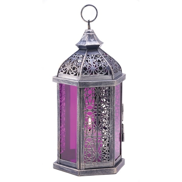 Modern Enchanted Amethyst Candle Lamp