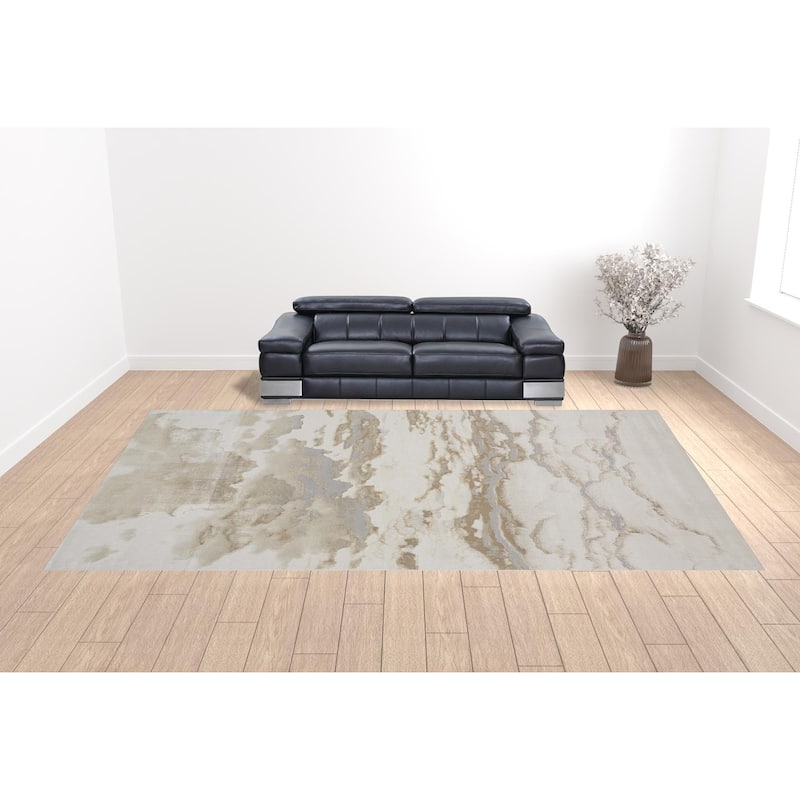 Zikaq Abstract Area Rug By HomeRoots - 216