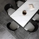 preview thumbnail 17 of 40, 110.24'' Extendable Rectangular Sintered Stone Dining Table For 6-10 People