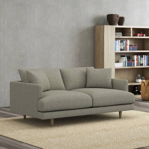 Saylor Apartment Sofa 100% Top Performance Linen Fabric 71.25