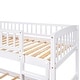 preview thumbnail 15 of 30, Twin over Twin Bunk Bed with Storage Stairway and Slide