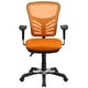 preview thumbnail 59 of 164, Nicholas Mid-Back Blue Mesh Multifunction Executive Swivel Ergonomic Office Chair with Adjustable Arms