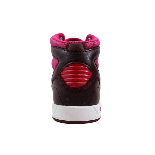 Shop Adidas Grade School Court Attitude J Maroon Pink White Q33455