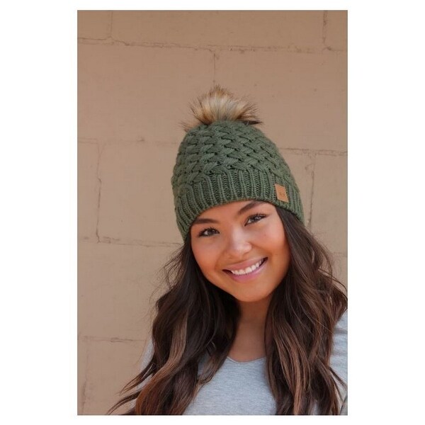 fleece lined hat womens