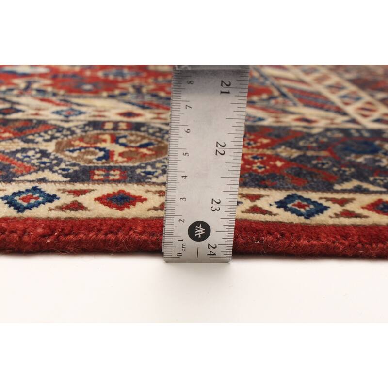 ECARPETGALLERY Hand-knotted Jules Sultane Red Wool Rug - 5'11 x 9'2