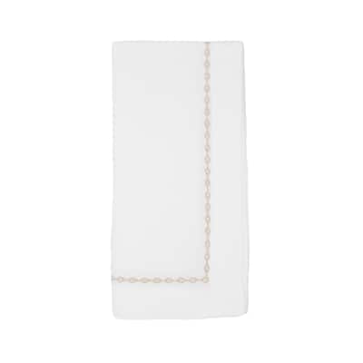 Timeless Chainlink Embroidery Napkin (Set of 4)