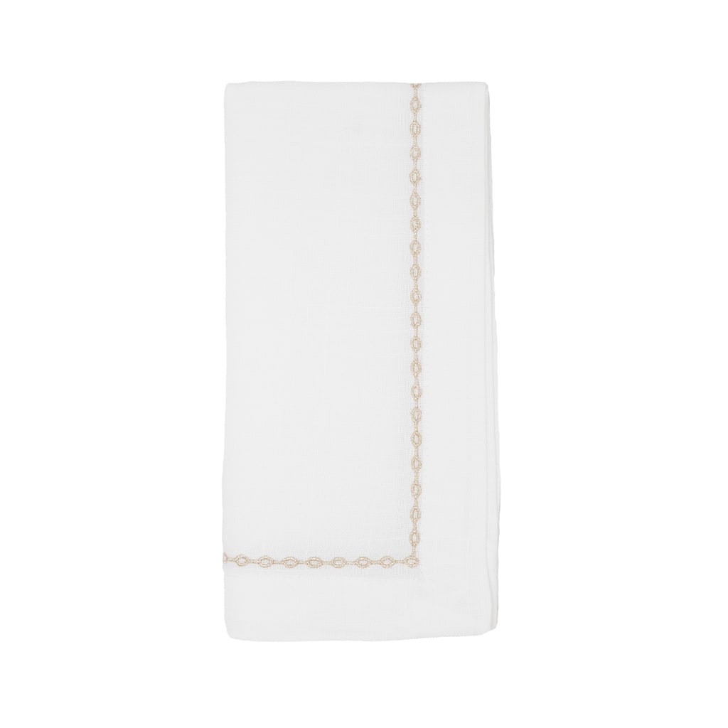 Timeless Chainlink Embroidery Napkin (Set of 4)