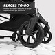 preview thumbnail 3 of 5, Baby Jogger City Mini GT2 All-Terrain Double Stroller, Jet - N/A