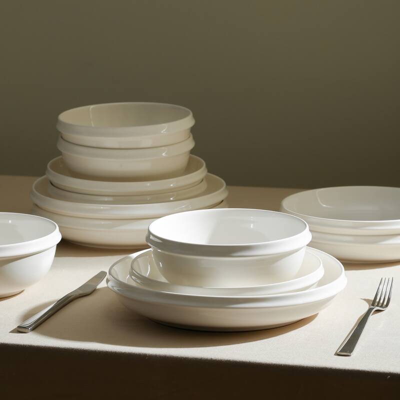 Stone Lain Verso Porcelain Dinnerware Set