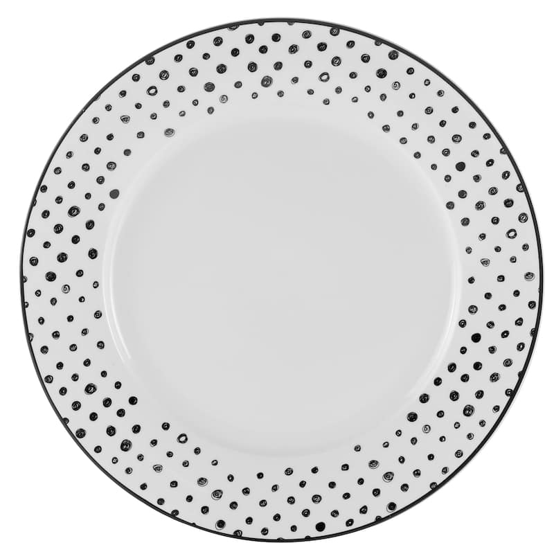 12-piece Black & White Sketch Dinnerset - 10'5" x 0'5"