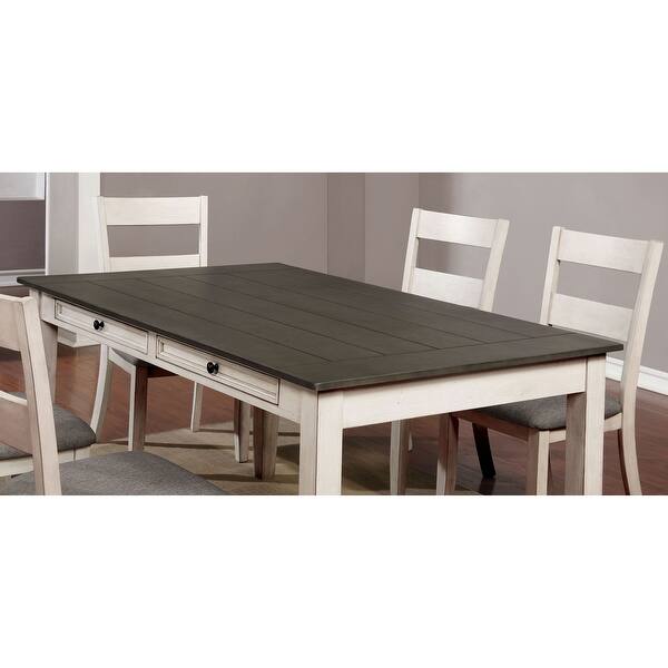 Shop The Gray Barn Lyndale Farmhouse White 64 Inch Dining Table