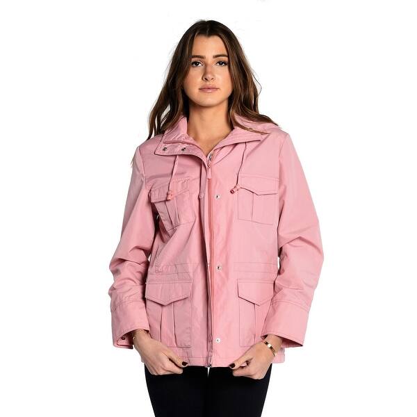 Shop Alia Women S Raincoat In Pink Size S Overstock 20627114