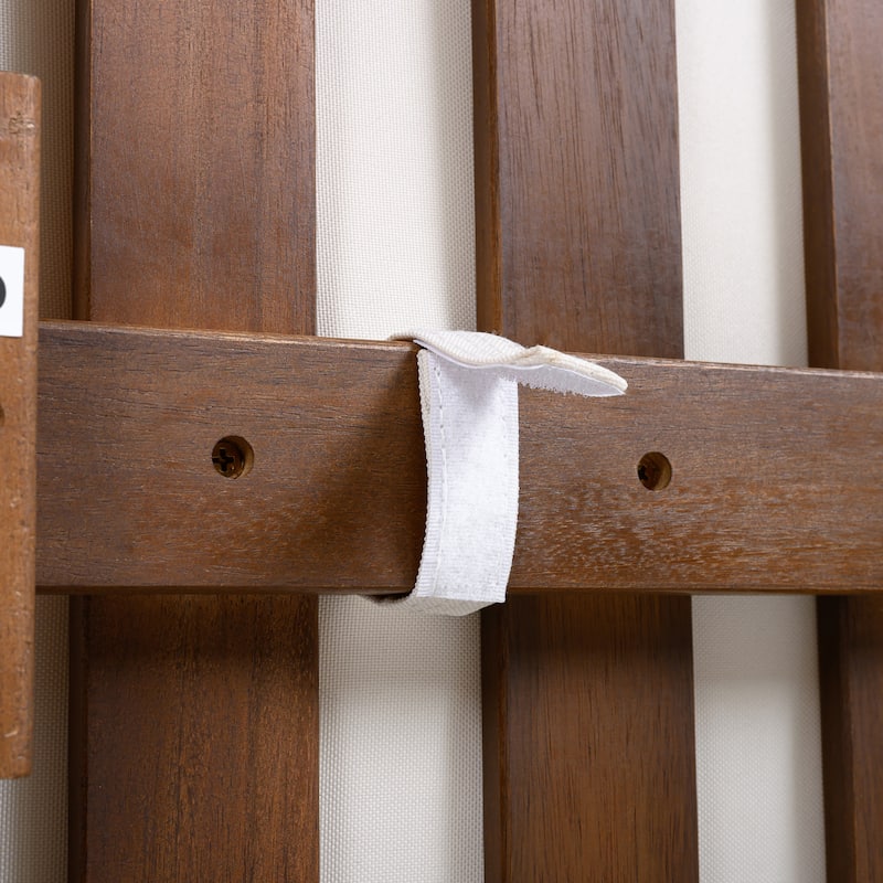 Christopher Knight Home - Ardene Modern Outdoor Solid Acacia Wood Dining Arm Chair Set with Removable Cushions & Slatted Black