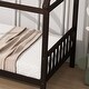 preview thumbnail 24 of 44, Elegant House-shaped Design Bed with Rubber Wood Frame, Headboard and Footboard, Quality and Safety Guaranteed