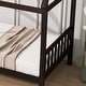 preview thumbnail 14 of 44, Twin Size Solid Wood House Frame Platform Bed, with Headboard and Footboard, with Underbed Storage Space, Minimalist Kids Bed