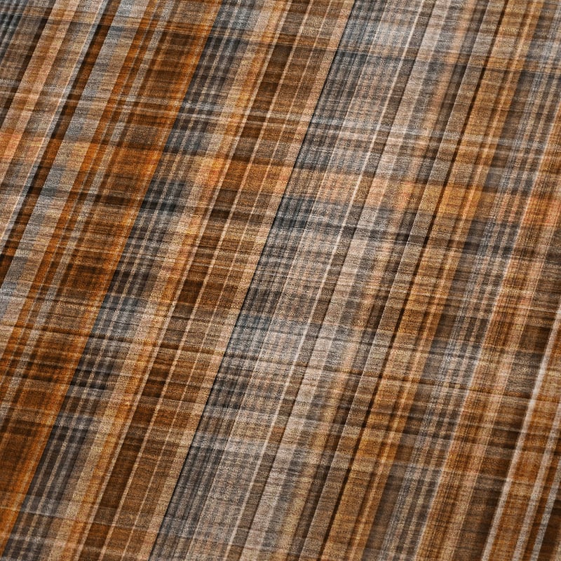Premium Machine Washable Plaid Sherpa Throw Blanket