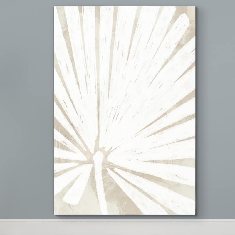 Linen Tropical Silhouette IV -Premium Gallery Wrapped Canvas