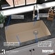 preview thumbnail 38 of 55, Karran Undermount Quartz Single Bowl Kitchen Sink